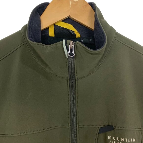 Mountain Hardwear Mens Sawtooth Ridge L Green Softshell Jacket Gorpcore Outdoor - Picture 2 of 9